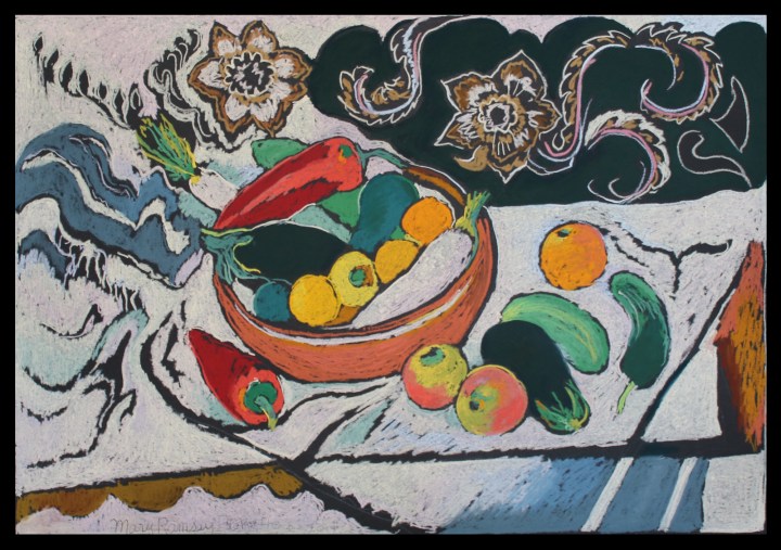 Still Life with Fruit and Vegetables 8 Jan 2019